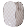 3 Sprouts Kosz Na Pranie i Zabawki Pop-Out Checkerboard Beige