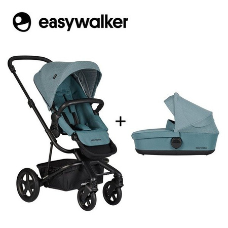 Easywalker Harvey 2 Wózek głęboko-spacerowy (zawiera stelaż, siedzisko z budką i pałąkiem)  Ocean Blue
