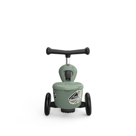 Scootandride Highwaykick 1 Lifestyle 2w1 Jeżdzik i Hulajnoga Trójkołowa z Zamykanym Schowkiem 1-5 lat Green Lines