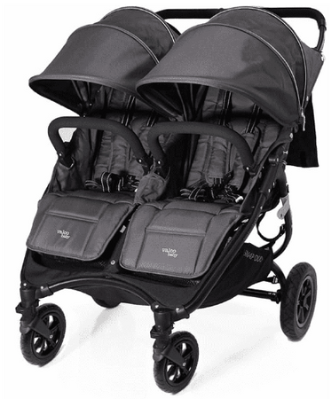Valco Snap Duo Sport Wózek Spacerowy Bliźniaczy Dove Grey