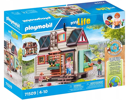 Playmobil Tiny House My Life Rodzinny domek z ogródkiem