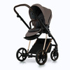 Roan Ivi 2.0 Wózek Głęboko-Spacerowy Rama Rose Gold Cocoa + Cybex Aton B2 i-Size Fotelik Samochodowy 0-13kg + Baza One Volcano Black
