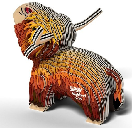 Eugy Eko 3D Układanka Szkocka Krowa