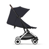 Cybex Orfeo Wózek Spacerowy Rama Srebrna Dark Blue + Folia Przeciwdeszczowa