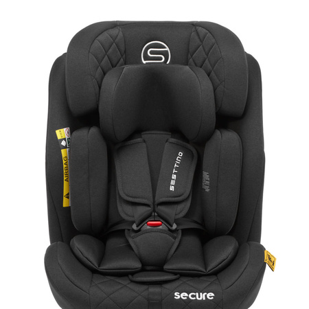 Sesttino SecurePro Fotelik Samochodowy Black 0-36 kg