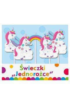 Godan Urodzinowe Świeczki Pikery Jednorożce