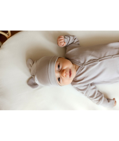 Poofi Pajacyk Rozmiar 56 0-2m Jasny Szary