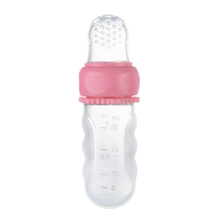 Canpol Babies Tubka silikonowa do podawania musu i owoców 56/110_pin Pink