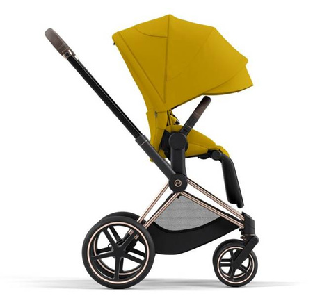 [OUTLET] Cybex Priam 4.0 Mustard Yellow - stelaż Chrome Black