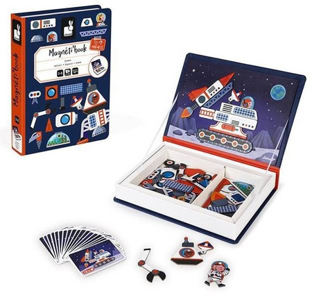 Janod Magnetibook Magnetyczna Układanka Kosmos 