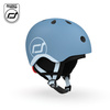 Scootandride Kask Narciarski Zimowy XXS-S dla Dzieci 1-5 lat Steel