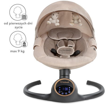 Kidwell Reve Leżaczek Elektryczny 2w1 Beige Gold