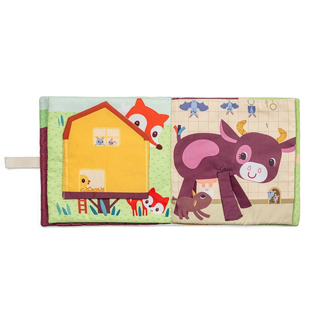 Lilliputiens Książeczka aktywizująca z mini-pacynkami Farma 12 m+