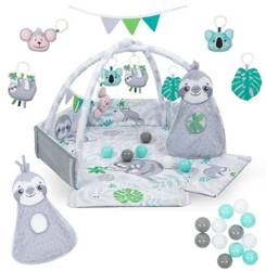 Kidwell Yoga Mata Edukacyjna Z Zabawkami grey