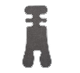 AirCuddle Cool Seat All In One Uniwersalna Oddychająca Wkładka Antypotowa Do Fotelików 0-13 kg, 9-18 kg Oraz Wózków Spacerowych Smoke