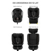 Kinderkraft Zestaw 3w1 Endura Safe Modular System Fotelik Samochodowy 0-36 kg Black