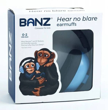 Banz Słuchawki Ochronne Nauszniki Dla Dzieci do 3 lat Banz Sky Blue