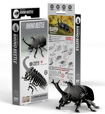 Eugy Eko 3D Układanka Chrząszcz Nosorożec