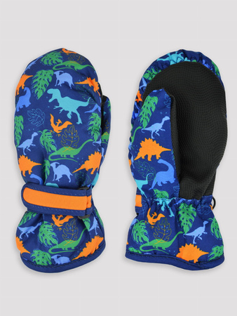 Noviti Rękawiczki Narciarskie 1P Chłopięce Dinozaury Rozmiar 14
