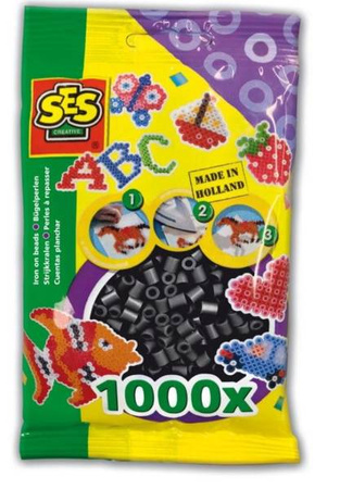 Ses Creative Koraliki do Prasowanek 1000szt. Czarne