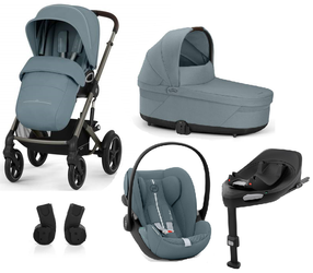 Cybex Talos S Lux Wózek Głęboko-Spacerowy +  Cybex Cloud G I - Size Fotelik Samochodowy + Baza G + Adaptery