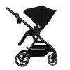 Kinderkraft Yoxi Wózek Głęboko-Spacerowy 2w1 Pure Black
