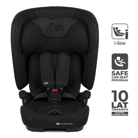 Kinderkraft FIX2GO Fotelik Samochodowy 9-36 kg Czarny