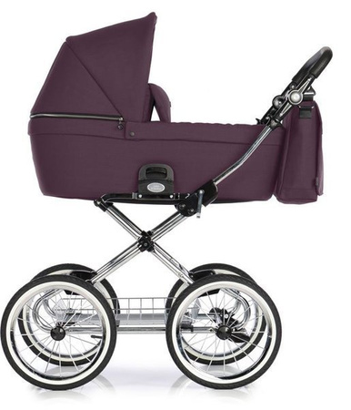 Roan Coss Classic Wózek Głęboko-Spacerowy 2w1 Plum