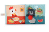 LILLIPUTIENS Książeczka aktywizująca z mini-przytulanką Smacznego! Wilk Louis 12 m+
