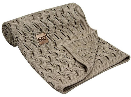 Kocyk Dzianinowy Bambusowy PLE-77 Beż