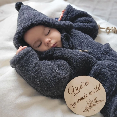 Zaffiro Kurteczka Meri Wełniana Nevada 134/140 Anthracite