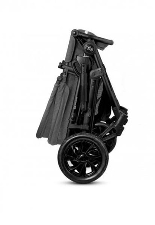 Kinderkraft Prime Lite Wózek Głeboko-spacerowy 3w1 Black Anthracite