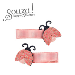 Souza! Spinki do włosów brokatowe biedronki Vere 2 szt.