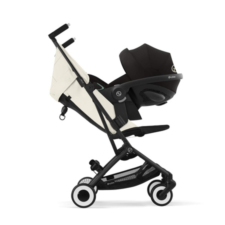 Cybex Libelle 2025 Wózek Spacerowy Rama Black Canvas White