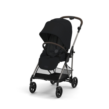 Cybex Melio  Wózek Głeboko-Spacerowy Magic Black + Cloud G I-Size