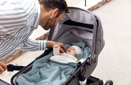 BeSafe Voksi Breeze Light Śpiworek Do Fotelika/Wózka Voksi Pudrowy Róż