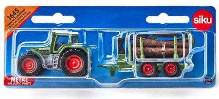 Siku Traktor Z Leśną Przyczepą S1645 