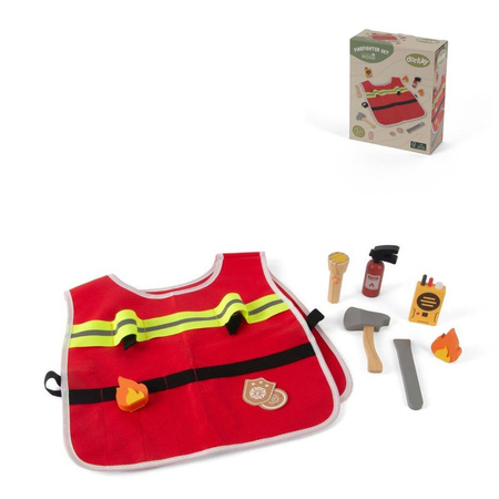 Dantoy Drewniany zestaw MAŁY STRAŻAK dla dzieci