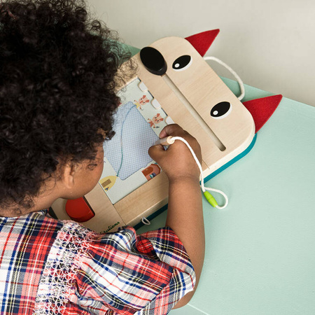 LILLIPUTIENS Drewniana tablica – znikopis Wilk Louis 2 lata+