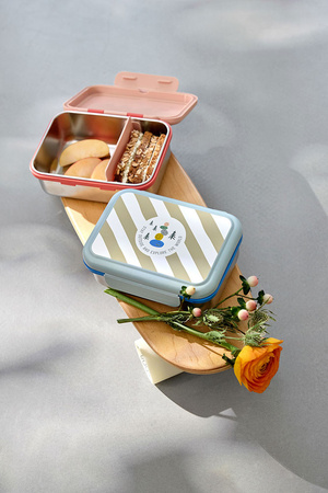 Lassig Lunchbox ze stali nierdzewnej Sunny Explorer rose/pink