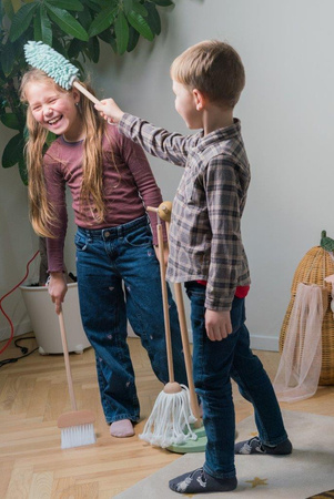 Dantoy Drewniany zestaw do sprzątania