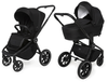 Muuvo Quick 4.0 Wózek Głęboko-Spacerowy Classic Black + Cybex Aton B2 i-Size Fotelik Samochodowy 0-13kg + Baza One Volcano Black