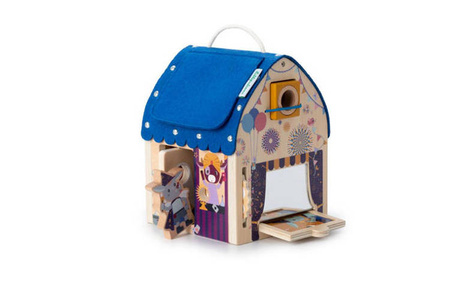 Lilliputiens Drewniany Domek Iluzjonisty 3l+