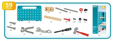 Brio Builder Warsztat z Narzędziami Do Budowania