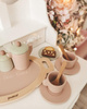 Joueco Drewniany zestaw do herbaty Tea set pink