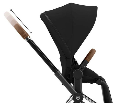 [OUTLET] Cybex Priam 4.0 Wózek Głęboko-Spacerowy Deep Black