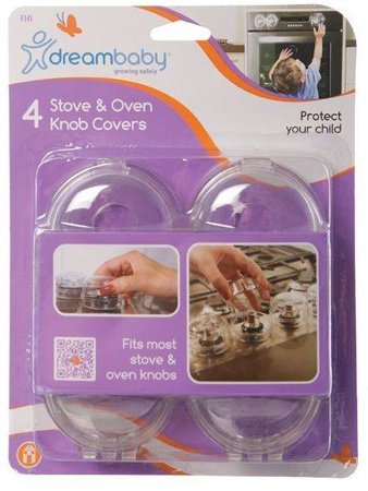 DreamBaby Nakładka Zabezpieczająca Pokrętła Kuchenki - 4 Szt.