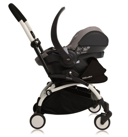 Fotelik samochodowy Babyzen BeSafe iZi Go Modular + adaptery - szary Szary