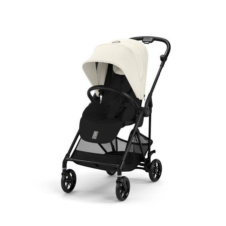 Cybex Melio Carbon Wózek Głęboko-Spacerowy Canvas White