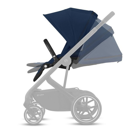 Cybex Balios S Lux Wózek Spacerowy  Navy Blue - Czarna Rama 2022